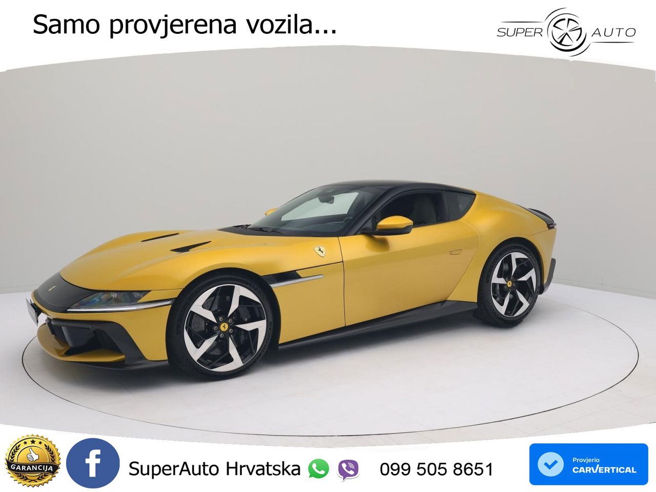 Ferrari 12Cilindri 6.5 V12 (830 KS) DCT MATRIX+GR SJED+KAM