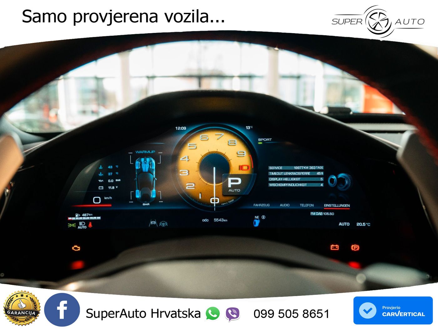 Ferrari 12Cilindri 6.5 V12 (830 KS) DCT LED+ACC
