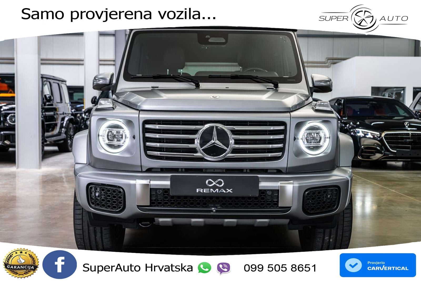 Mercedes G 450d Long (367 KS) 4MATIC 9G-TRONIC AMG ACC+GR SJED+360+PANO