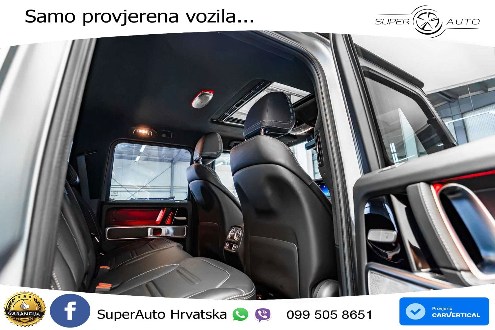 Mercedes G 450d Long (367 KS) 4MATIC 9G-TRONIC AMG ACC+GR SJED+360+PANO