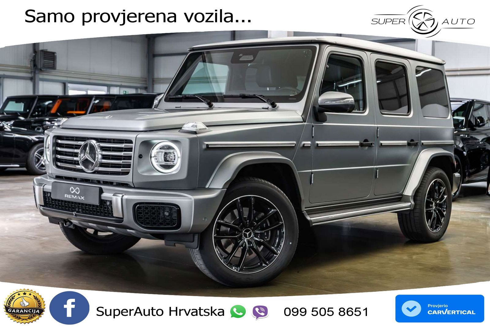 Mercedes G 450d Long (367 KS) 4MATIC 9G-TRONIC AMG ACC+GR SJED+360+PANO