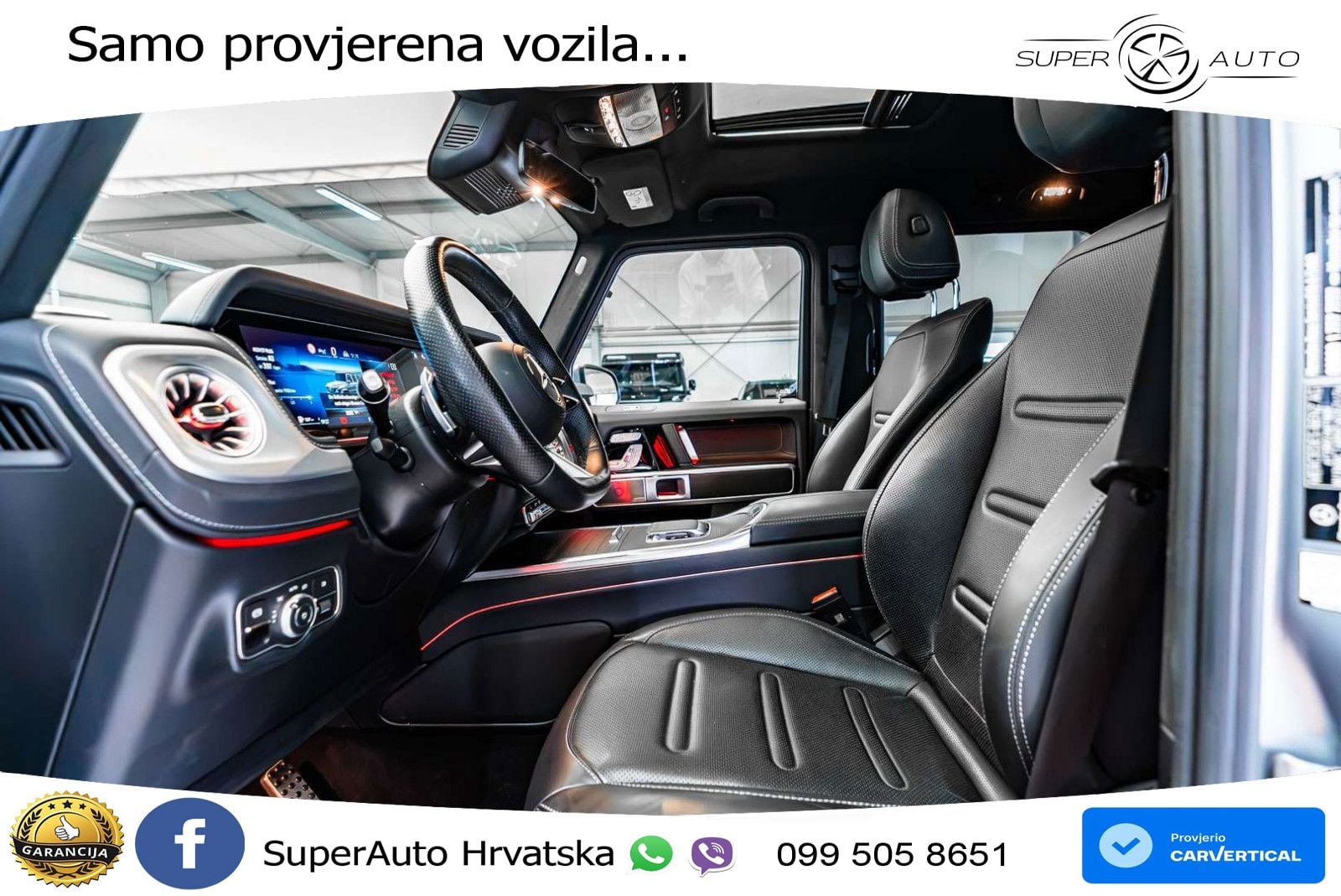 Mercedes G 450d Long (367 KS) 4MATIC 9G-TRONIC AMG ACC+GR SJED+360+PANO