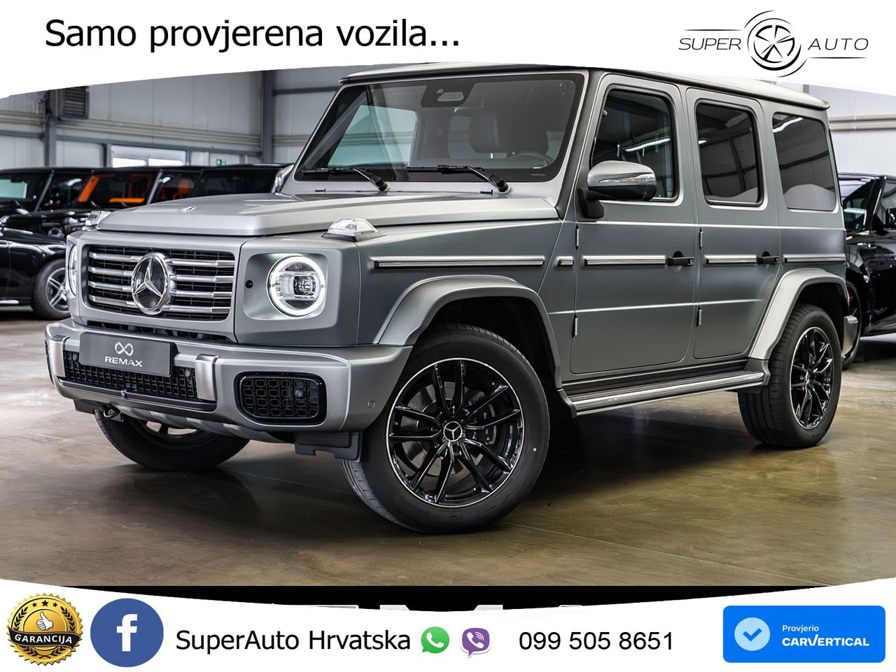 Mercedes G 450d Long (367 KS) 4MATIC 9G-TRONIC AMG ACC+GR SJED+360+PANO