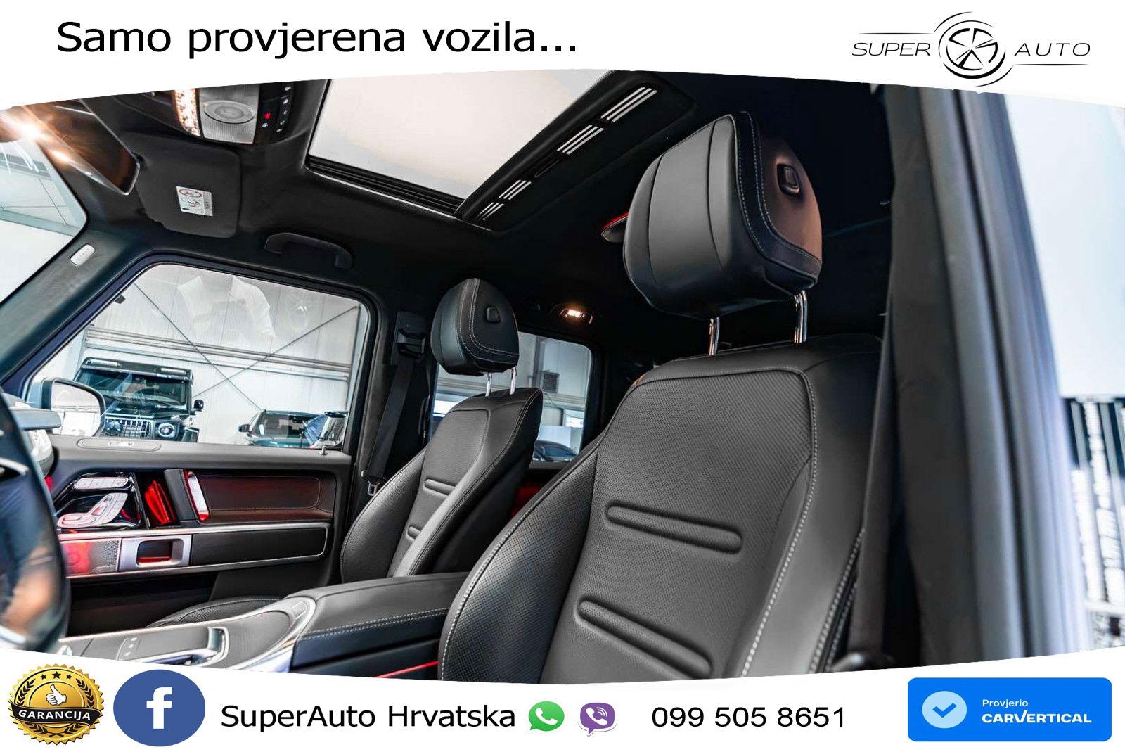 Mercedes G 450d Long (367 KS) 4MATIC 9G-TRONIC AMG ACC+GR SJED+360+PANO