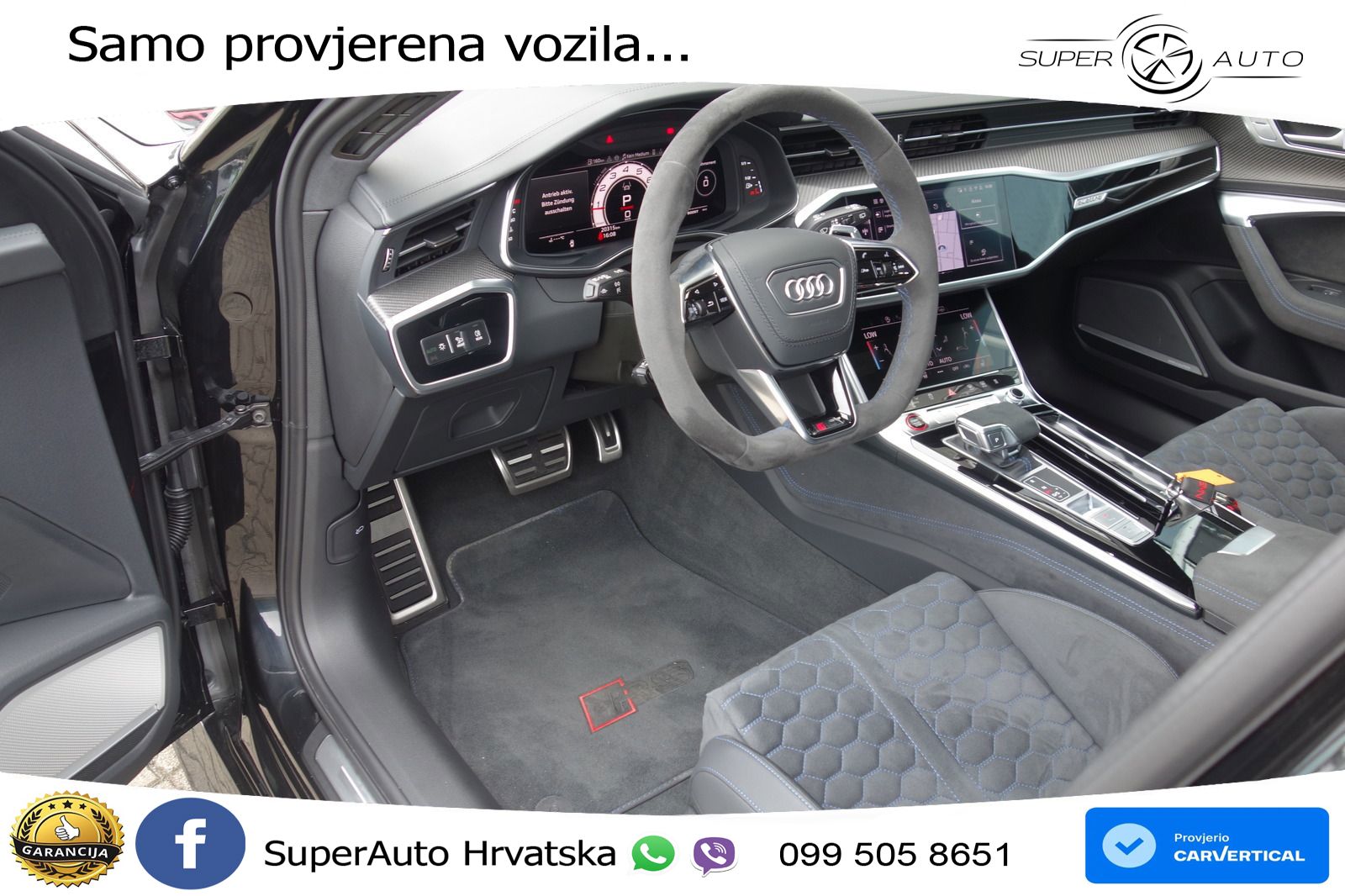 Audi RS6 Avant 4.0 TFSI V8 performance (630 KS)  quattro tiptronic LED+GR SJED+ACC