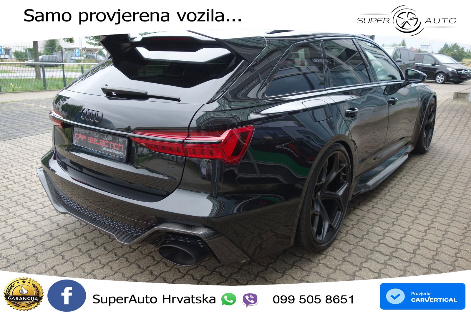 Audi RS6 Avant 4.0 TFSI V8 performance (630 KS)  quattro tiptronic LED+GR SJED+ACC