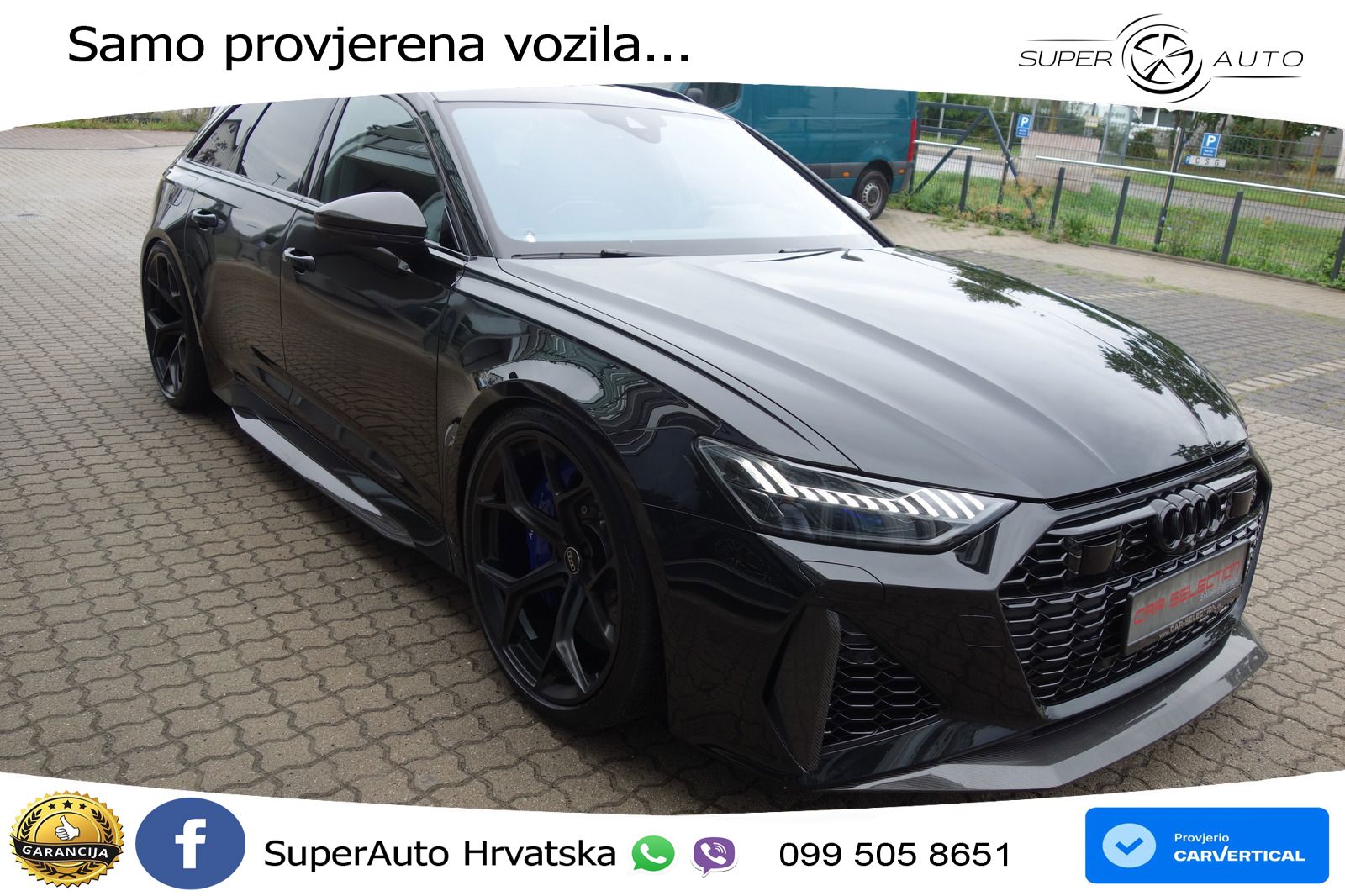 Audi RS6 Avant 4.0 TFSI V8 performance (630 KS)  quattro tiptronic LED+GR SJED+ACC