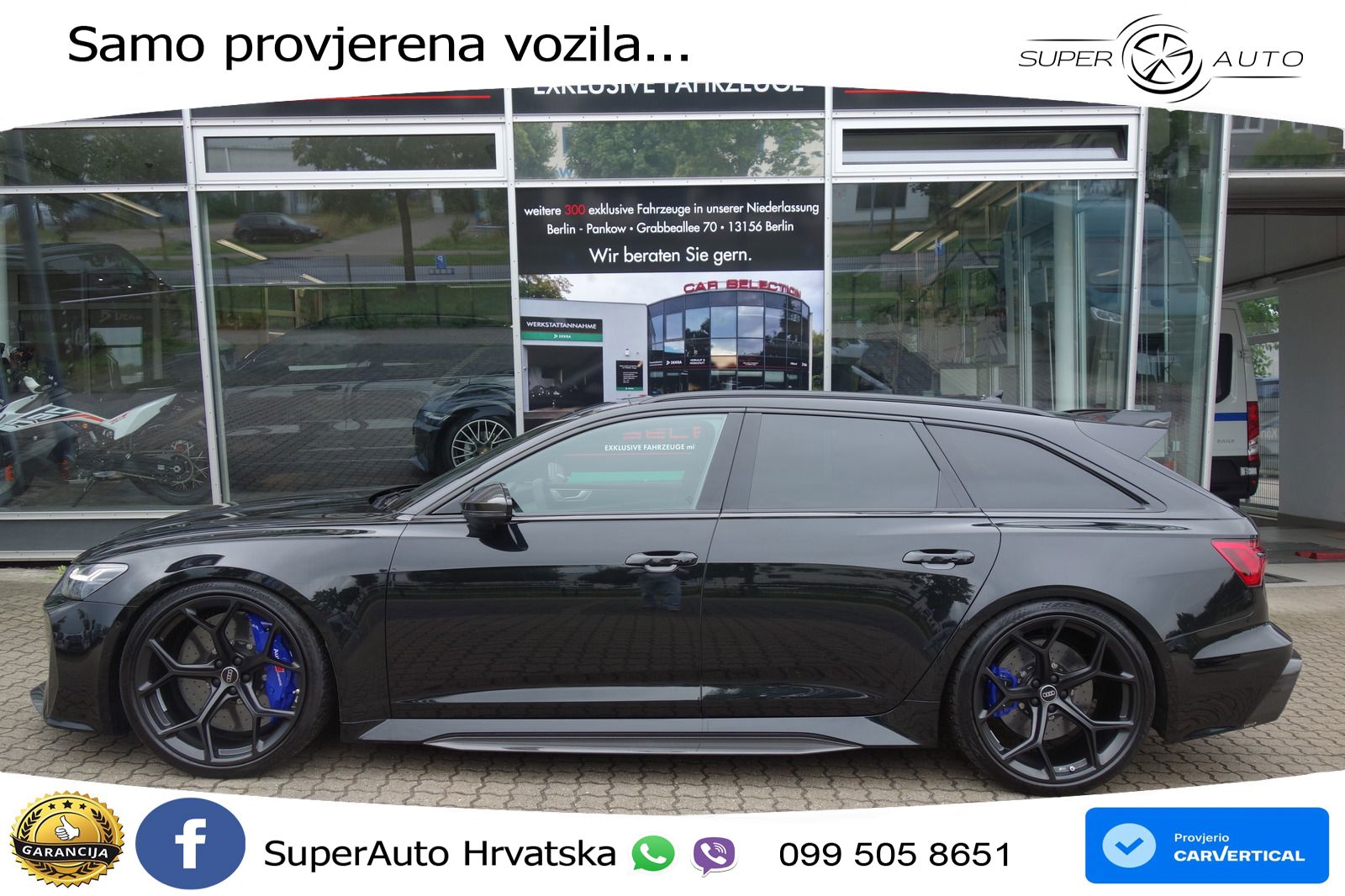 Audi RS6 Avant 4.0 TFSI V8 performance (630 KS)  quattro tiptronic LED+GR SJED+ACC