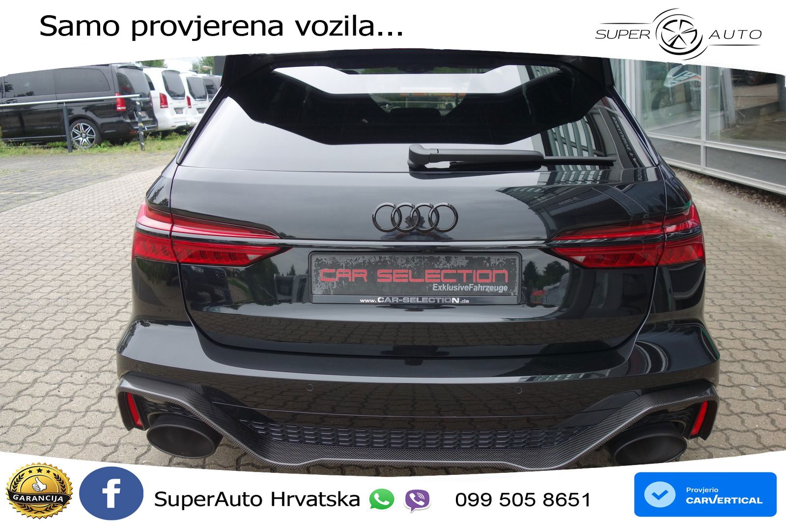 Audi RS6 Avant 4.0 TFSI V8 performance (630 KS)  quattro tiptronic LED+GR SJED+ACC