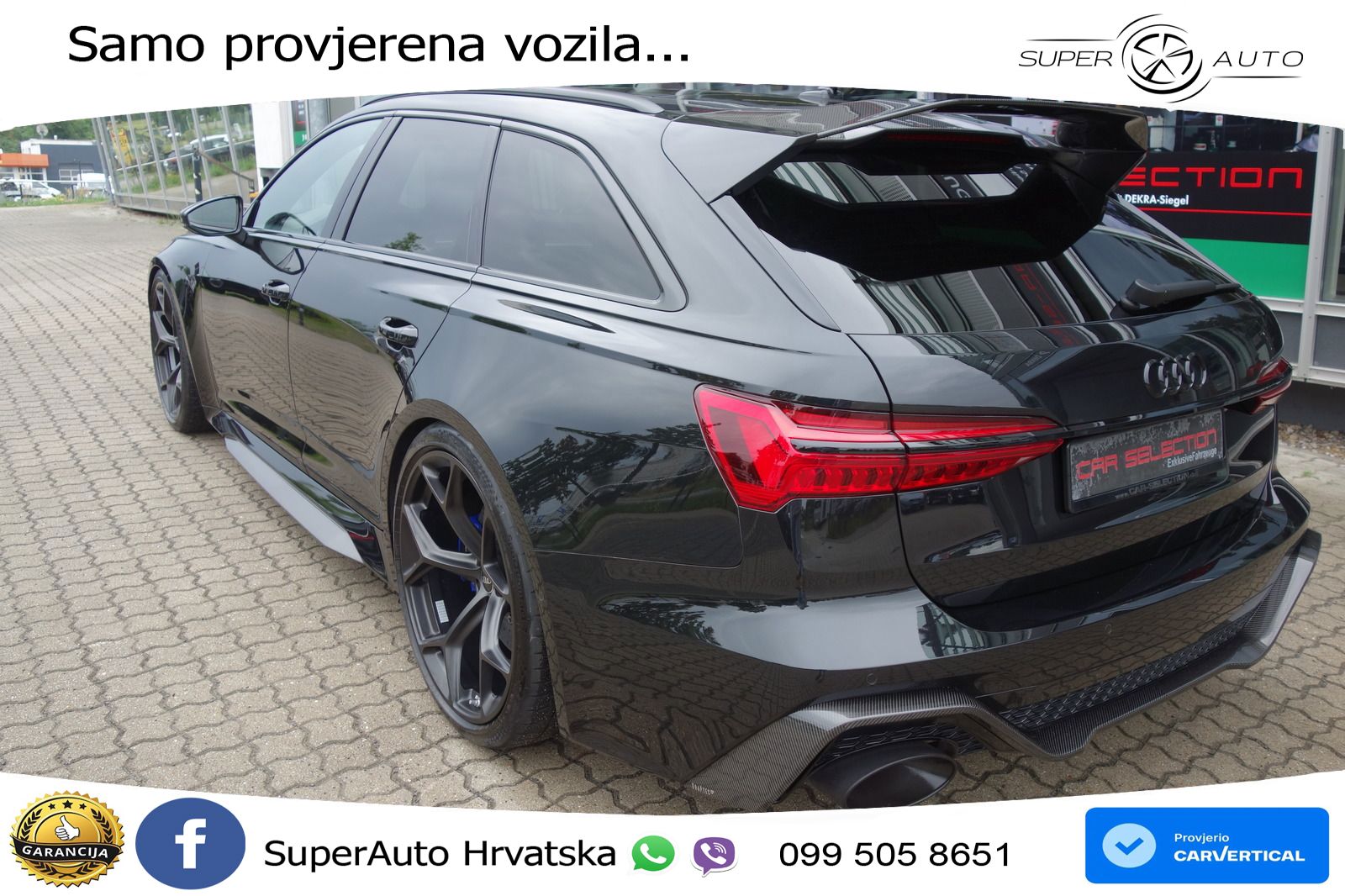 Audi RS6 Avant 4.0 TFSI V8 performance (630 KS)  quattro tiptronic LED+GR SJED+ACC