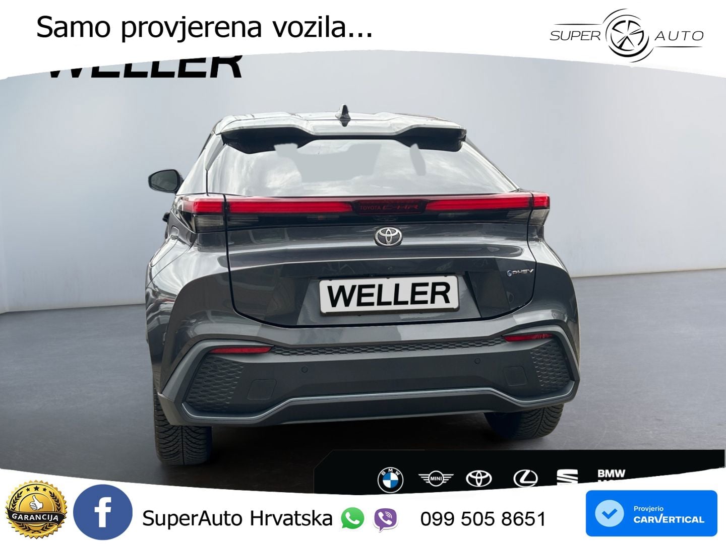Toyota C-HR 2.0 (223 KS) PHEV e-CVT Teamplayer LED+GR SJED+ACC