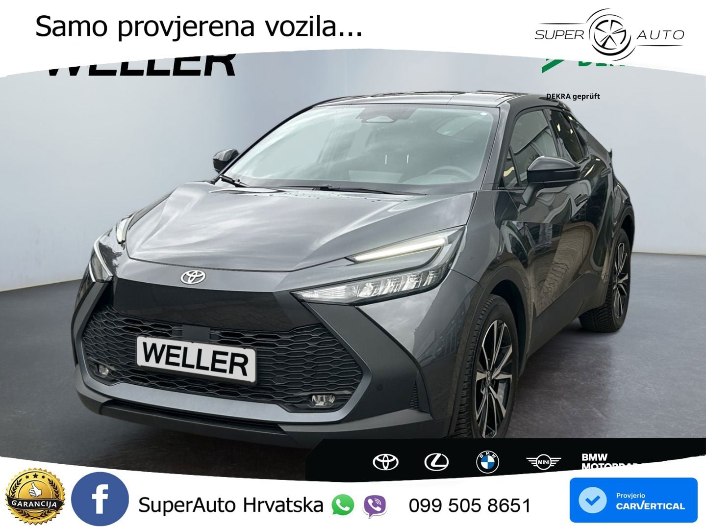 Toyota C-HR 2.0 (223 KS) PHEV e-CVT Teamplayer LED+GR SJED+ACC