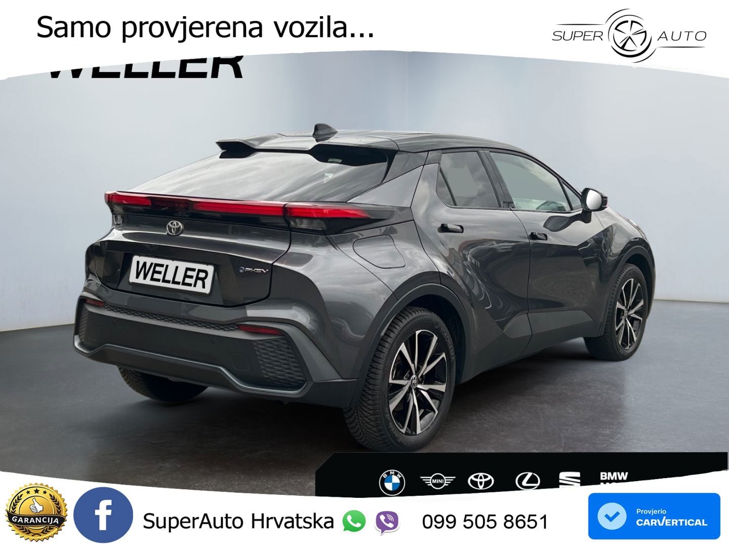 Toyota C-HR 2.0 (223 KS) PHEV e-CVT Teamplayer LED+GR SJED+ACC