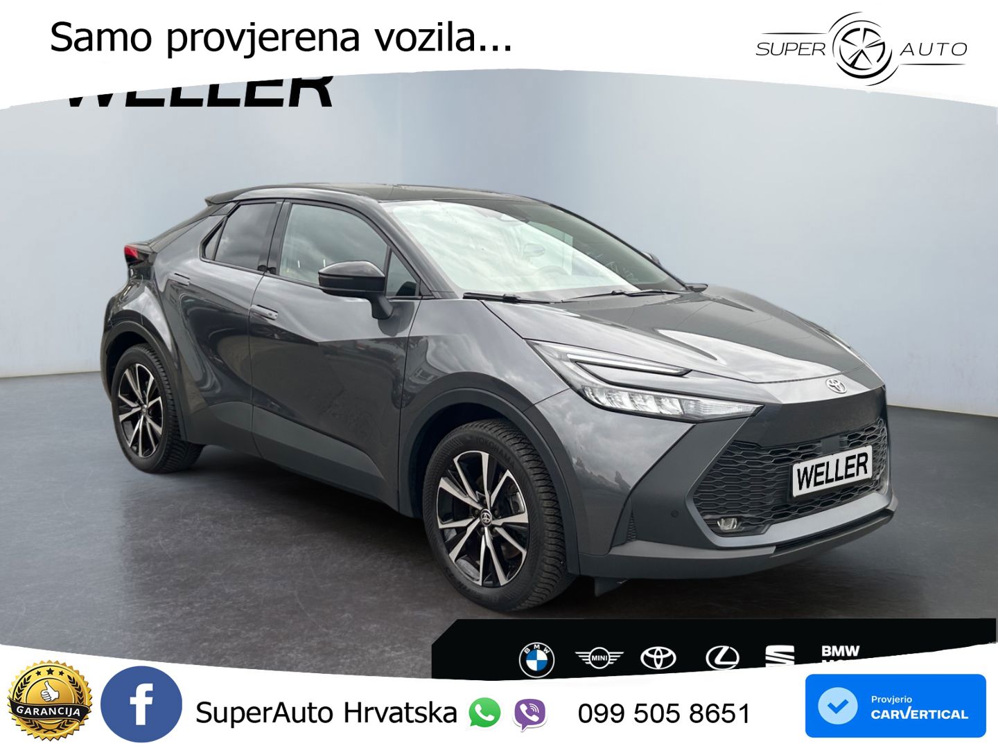 Toyota C-HR 2.0 (223 KS) PHEV e-CVT Teamplayer LED+GR SJED+ACC
