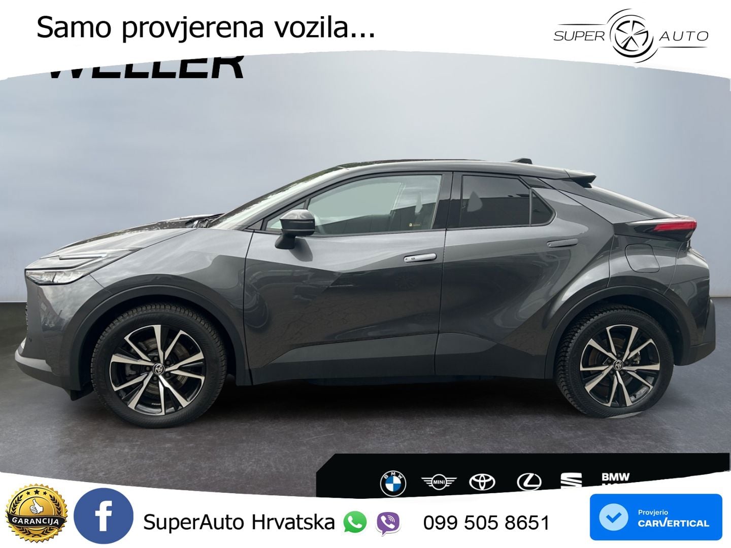 Toyota C-HR 2.0 (223 KS) PHEV e-CVT Teamplayer LED+GR SJED+ACC
