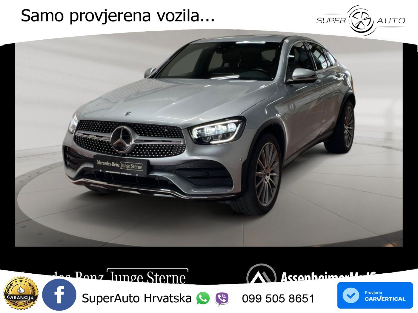 Mercedes GLC Coupe 400d (330 KS) 4MATIC 9G-TRONIC AMG LED+GR SJED+ACC