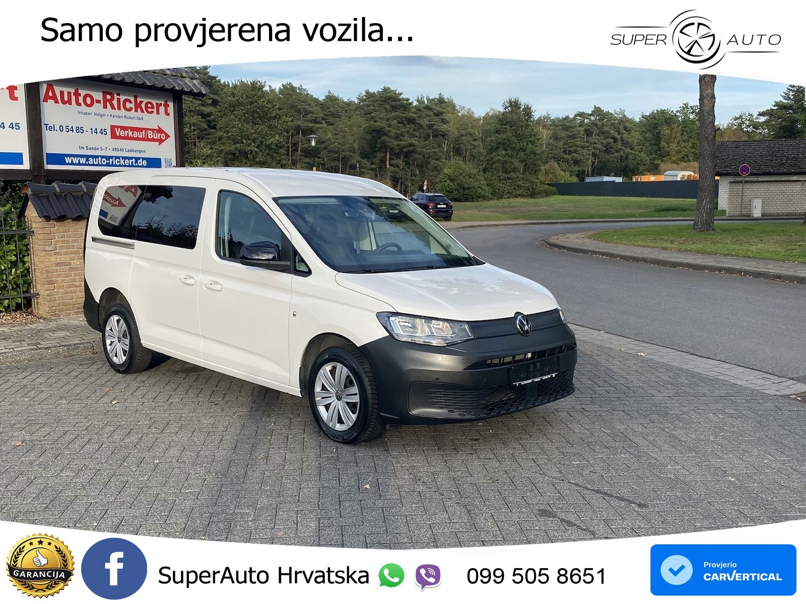 Volkswagen Caddy Maxi Rollstuhlgerecht | Kamera | APP-Conne 102 KS