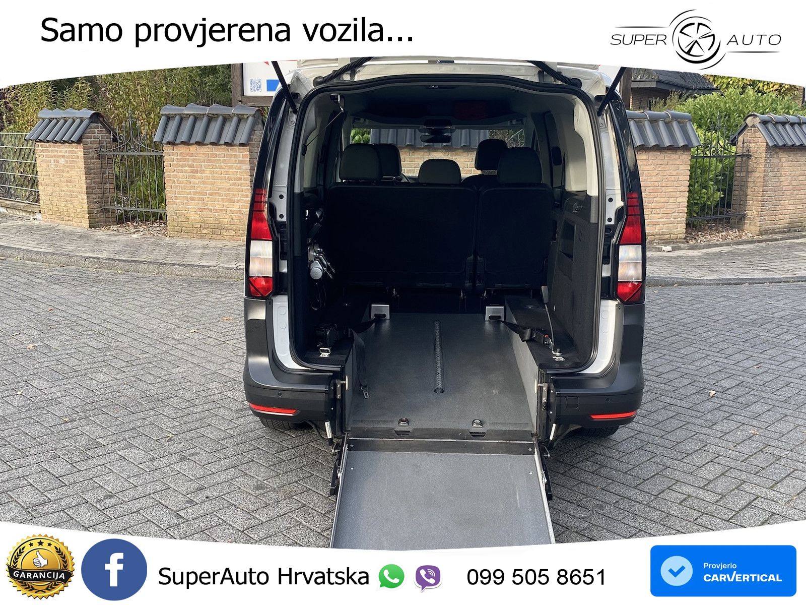 Volkswagen Caddy Maxi Rollstuhlgerecht | Kamera | APP-Conne 102 KS