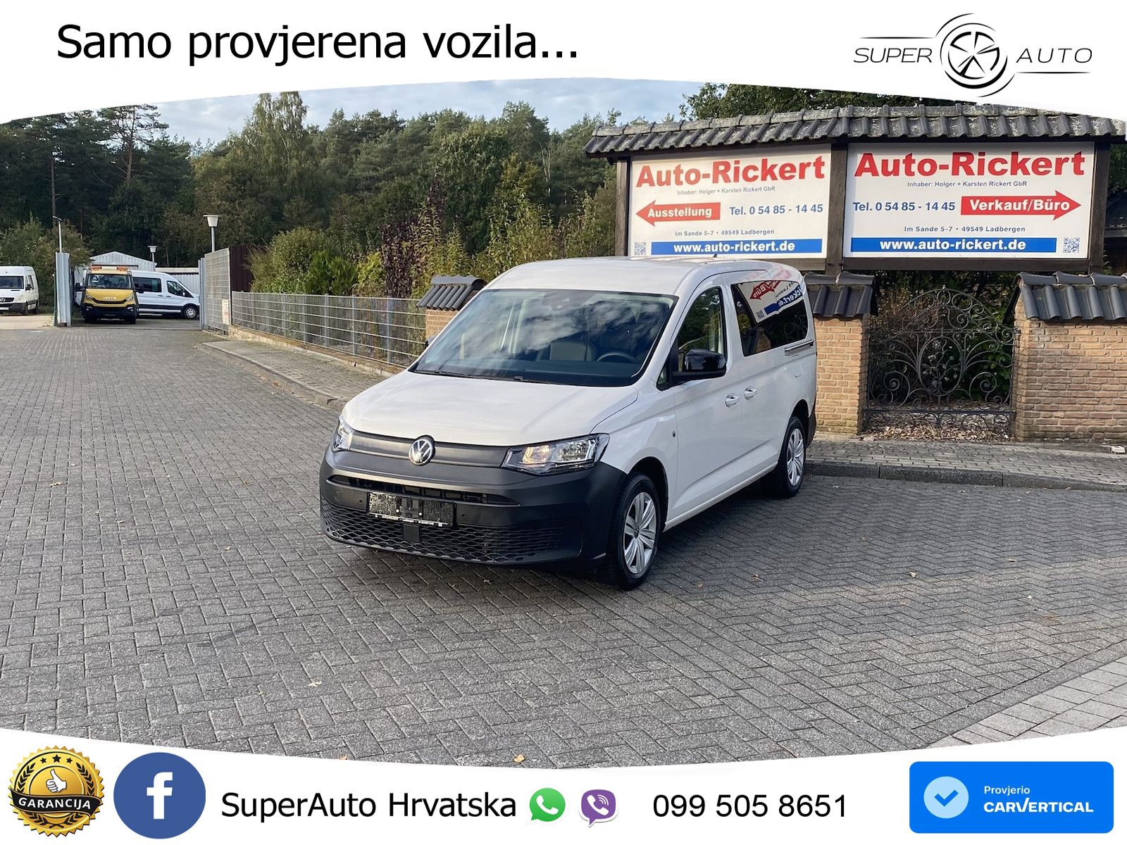Volkswagen Caddy Maxi Rollstuhlgerecht | Kamera | APP-Conne 102 KS