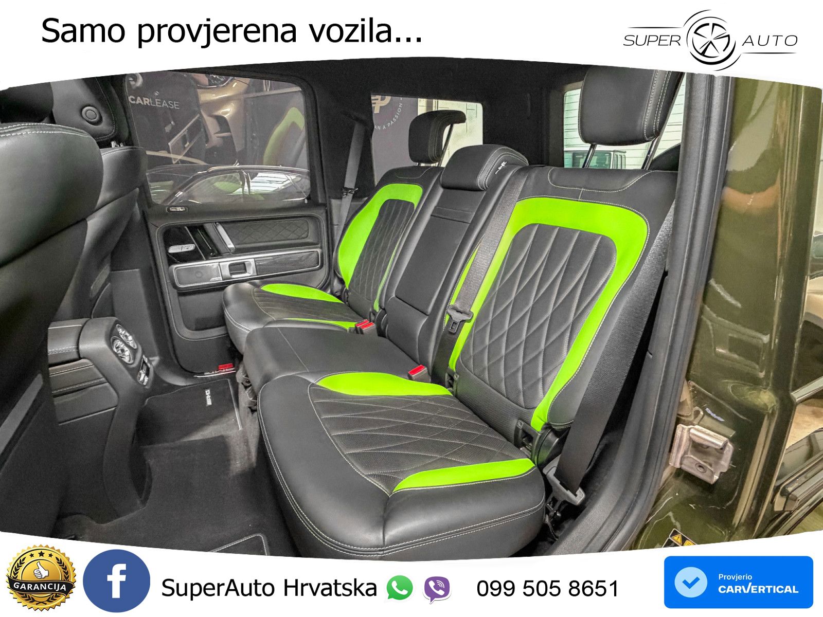 Mercedes AMG G 63 Long V8 (585 KS) 4MATIC 9G-TRONIC AMG SPEEDSHIFT TCT Manufaktur ZRAČNI+ACC+GR SJED+360+PANO