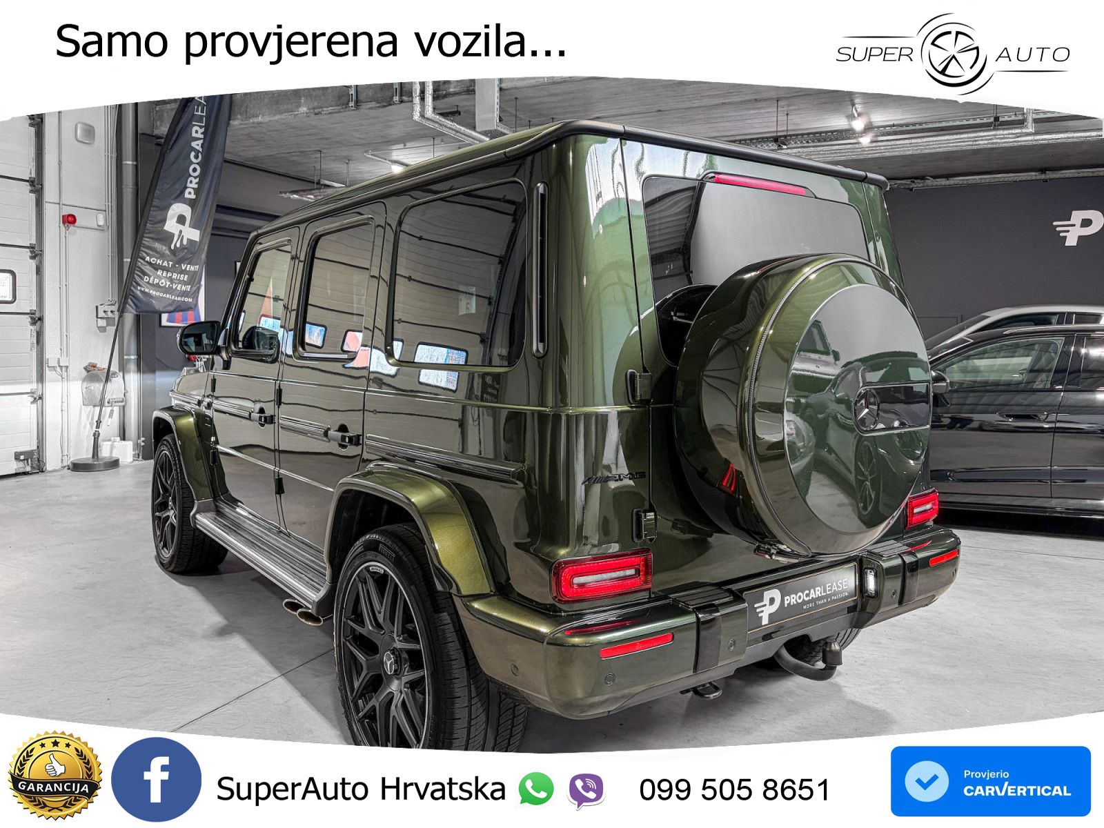 Mercedes AMG G 63 Long V8 (585 KS) 4MATIC 9G-TRONIC AMG SPEEDSHIFT TCT Manufaktur ZRAČNI+ACC+GR SJED+360+PANO