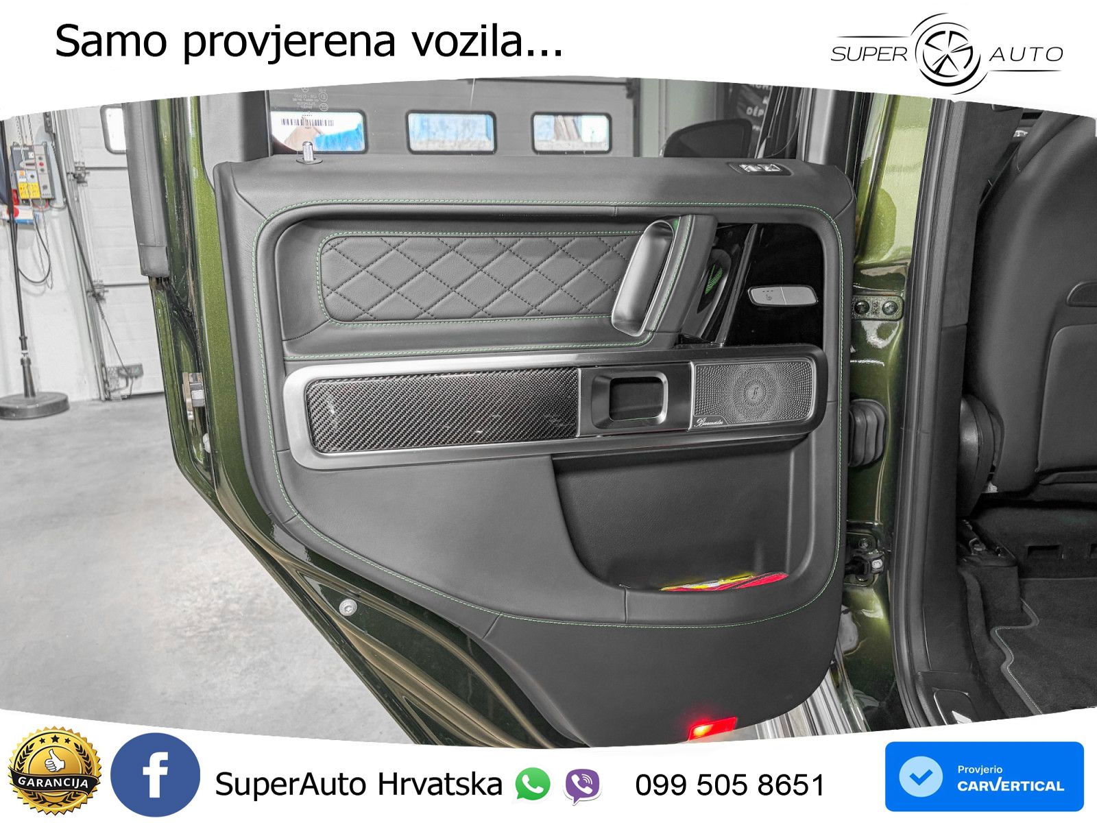 Mercedes AMG G 63 Long V8 (585 KS) 4MATIC 9G-TRONIC AMG SPEEDSHIFT TCT Manufaktur ZRAČNI+ACC+GR SJED+360+PANO