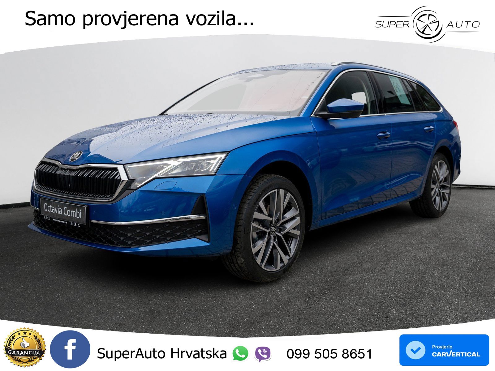 Škoda Octavia Combi 1.5 TSI (150 KS) DSG LED+GR SJED+ACC