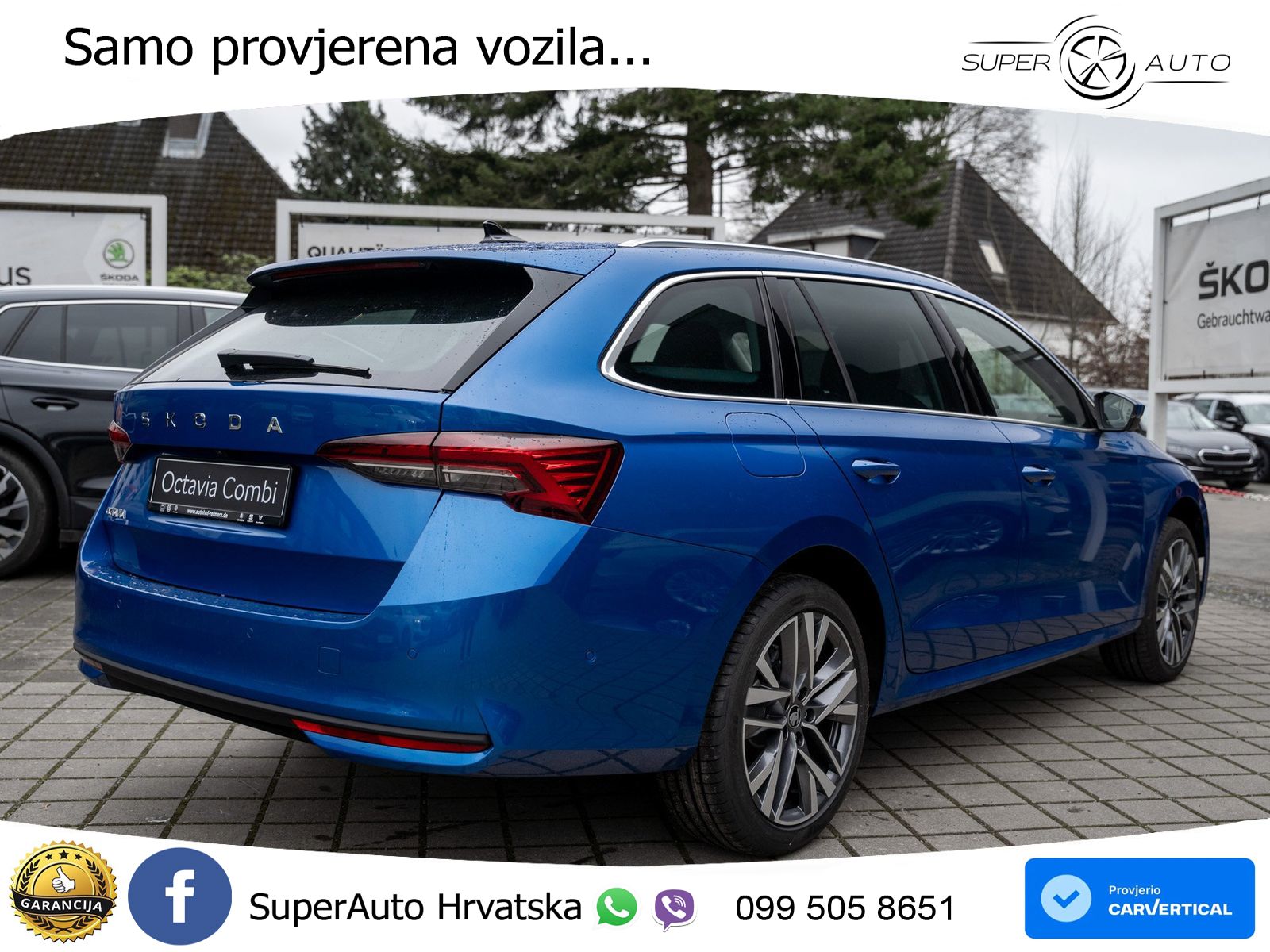 Škoda Octavia Combi 1.5 TSI (150 KS) DSG LED+GR SJED+ACC