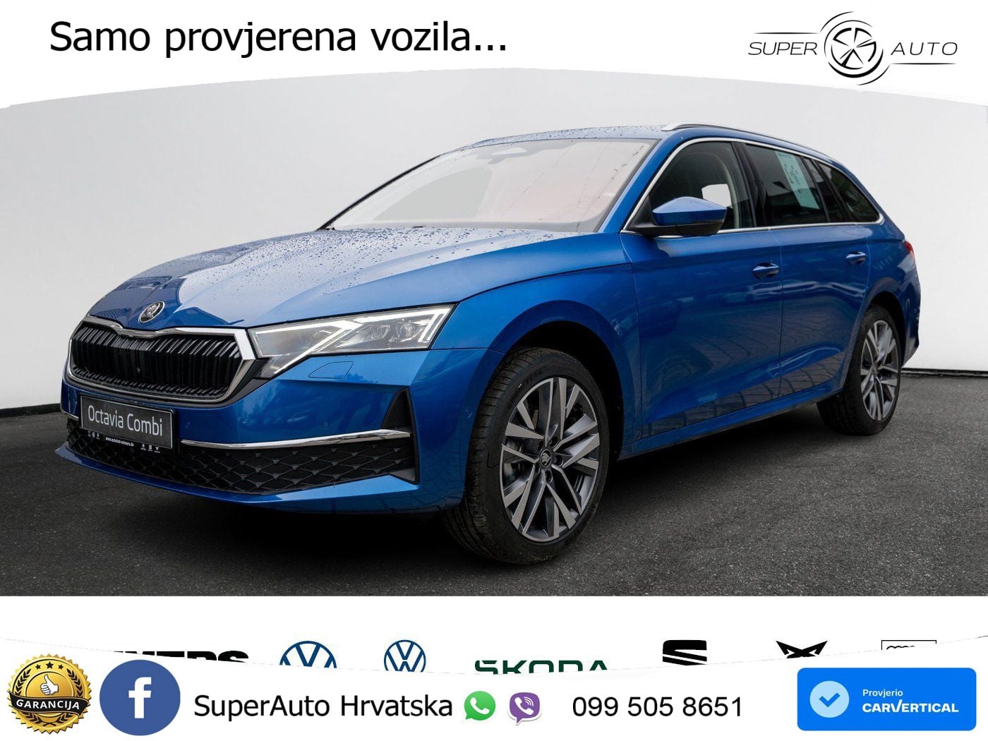 Škoda Octavia Combi 1.5 TSI (150 KS) DSG LED+GR SJED+ACC