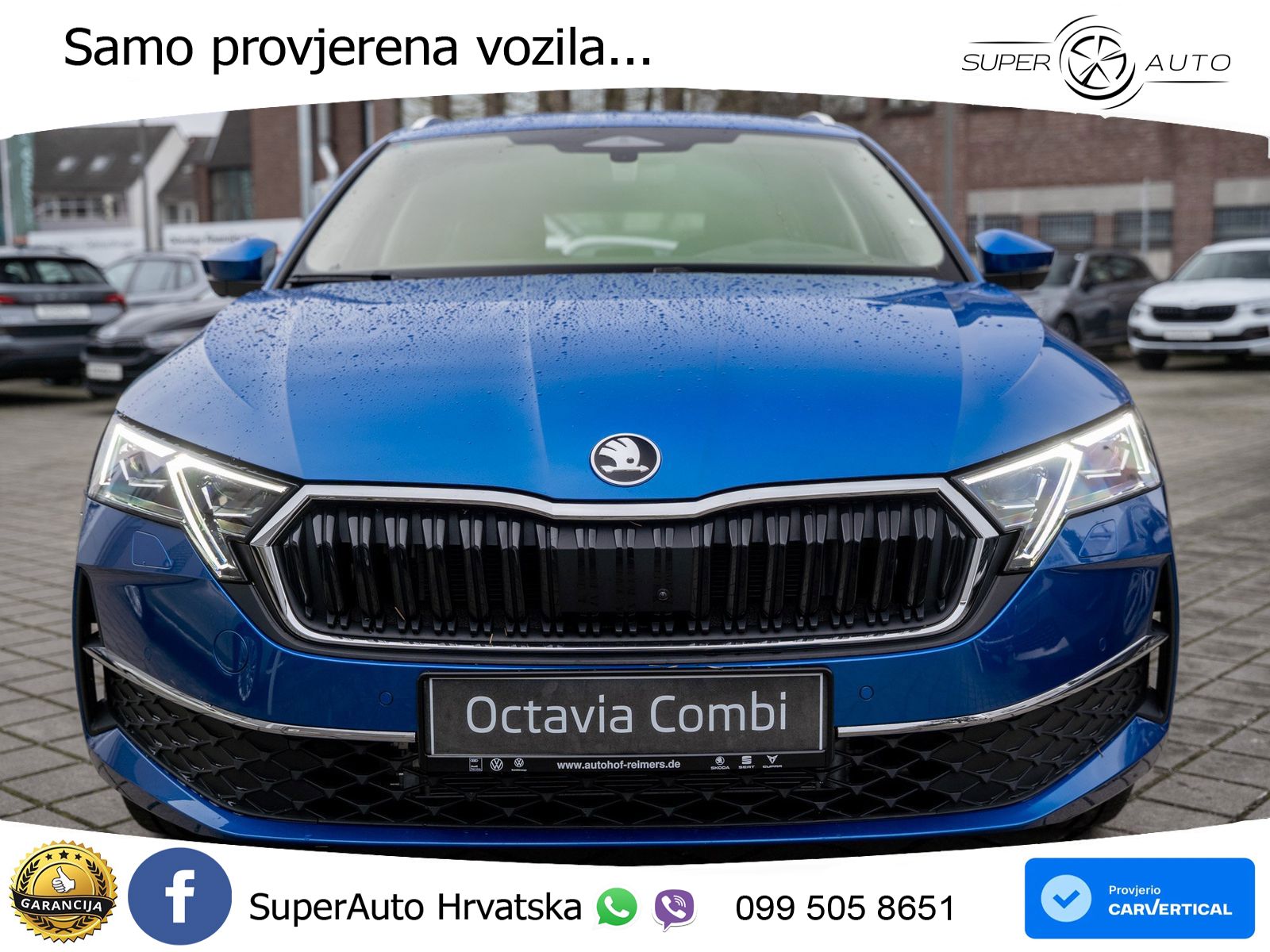 Škoda Octavia Combi 1.5 TSI (150 KS) DSG LED+GR SJED+ACC