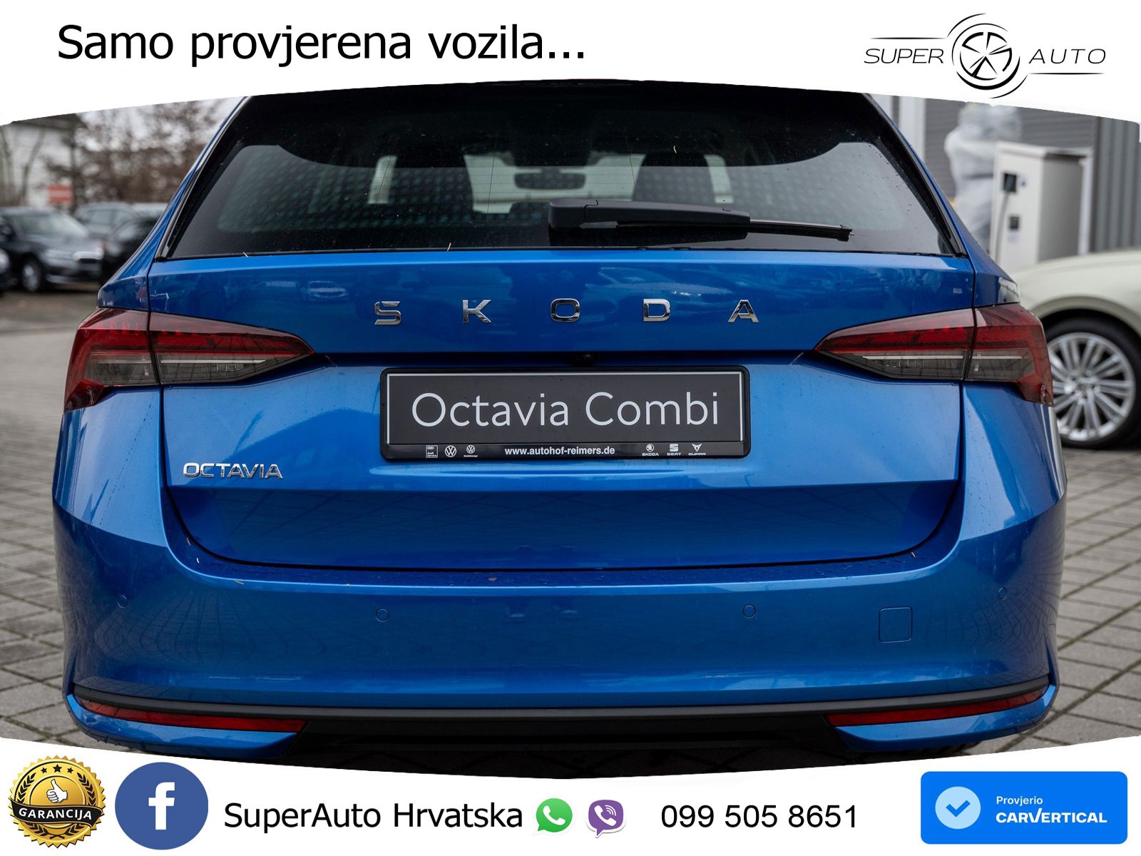 Škoda Octavia Combi 1.5 TSI (150 KS) DSG LED+GR SJED+ACC