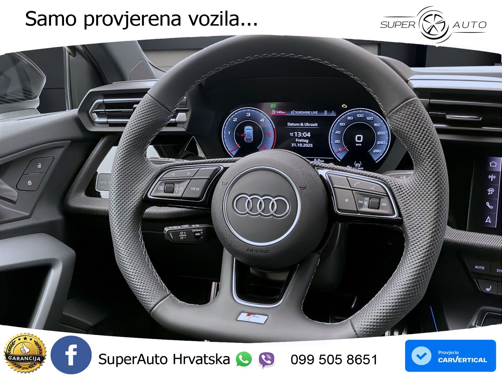 Audi A3 30 TDI (116 KS) advanced LED+GR SJED+ACC