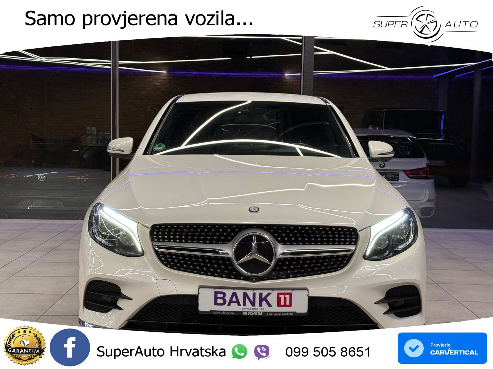 Mercedes GLC Coupe 220d (170 KS) 4MATIC G-TRONIC AMG LED+GR SJED+ACC