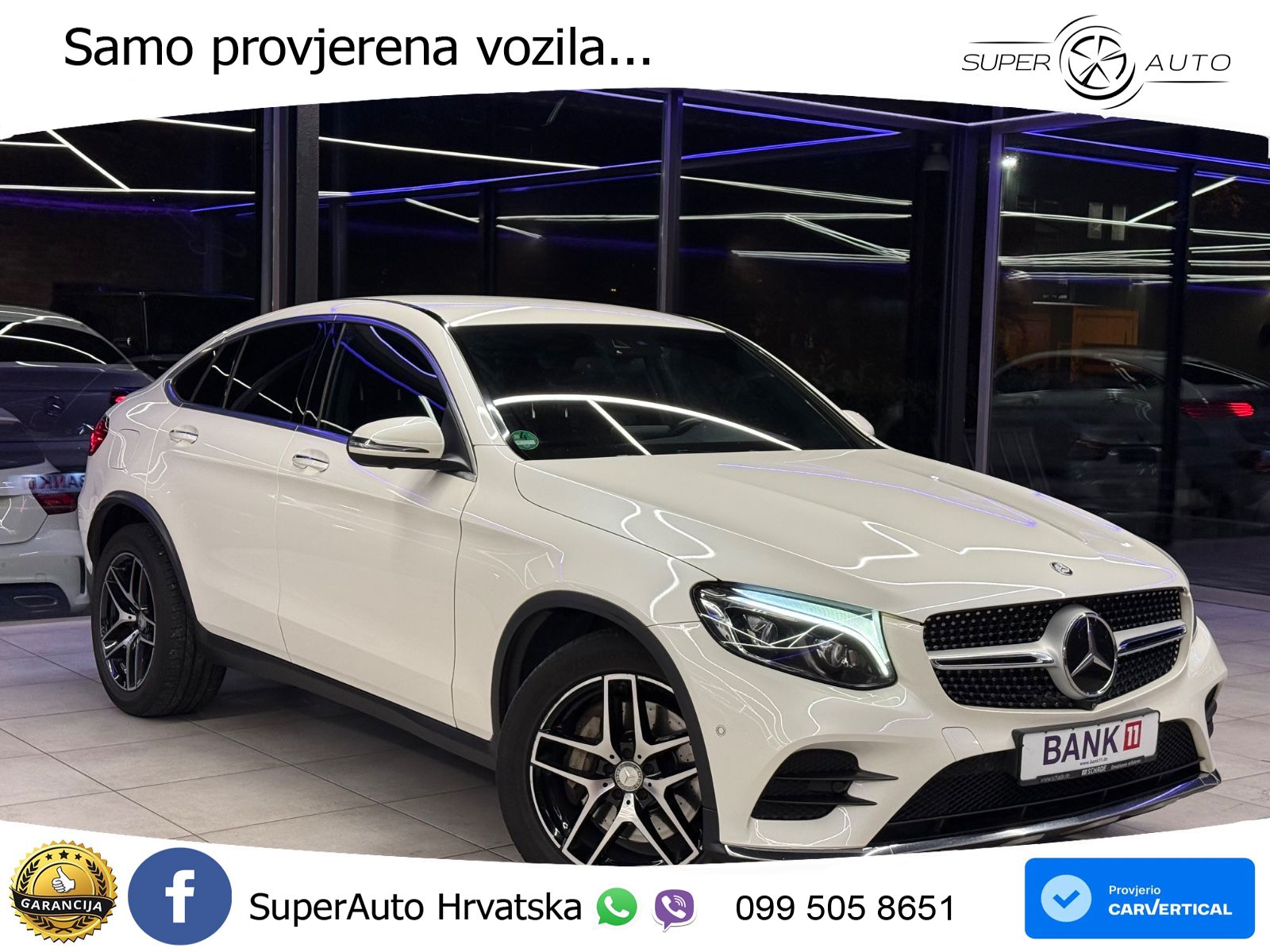 Mercedes GLC Coupe 220d (170 KS) 4MATIC G-TRONIC AMG LED+GR SJED+ACC