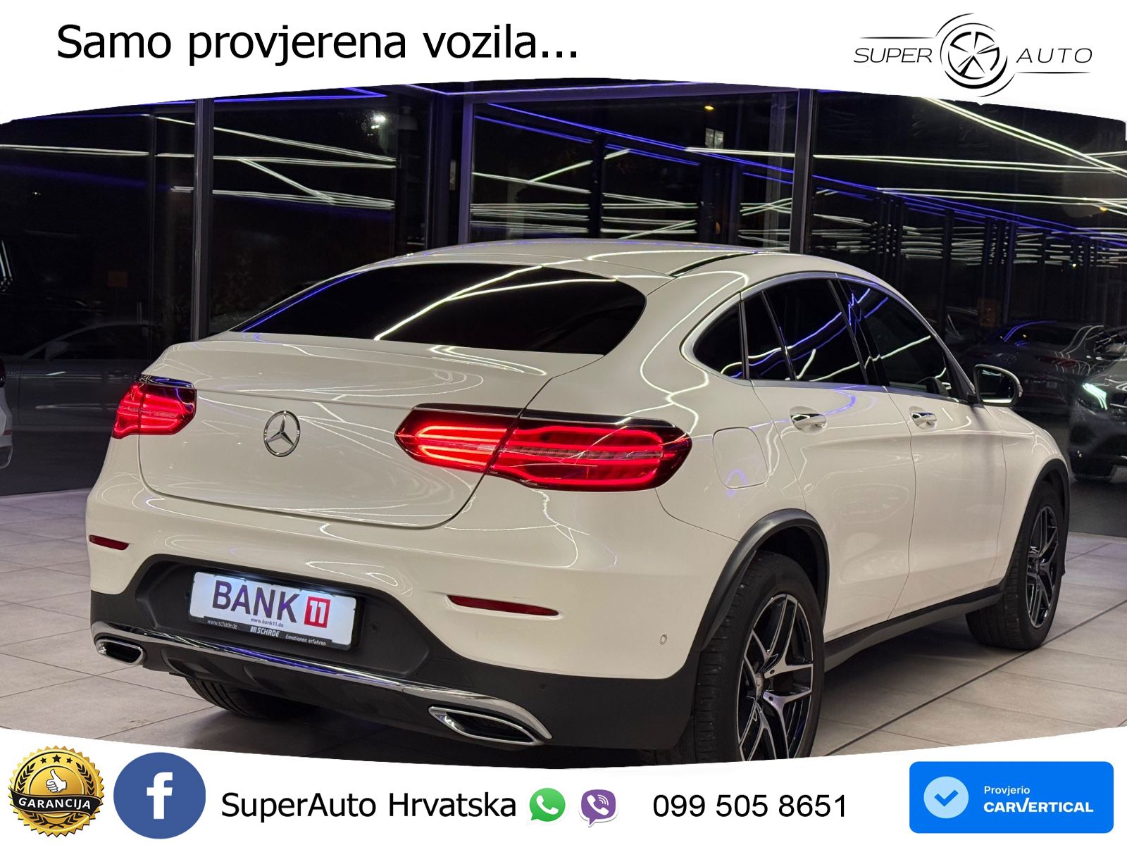 Mercedes GLC Coupe 220d (170 KS) 4MATIC G-TRONIC AMG LED+GR SJED+ACC