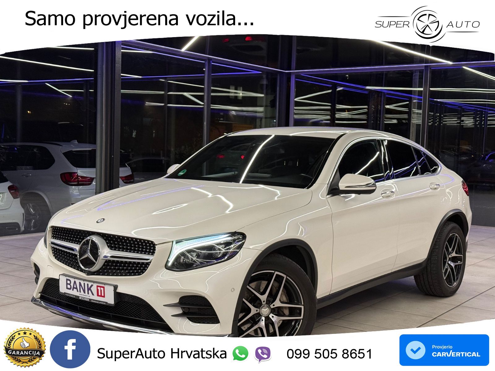 Mercedes GLC Coupe 220d (170 KS) 4MATIC G-TRONIC AMG LED+GR SJED+ACC