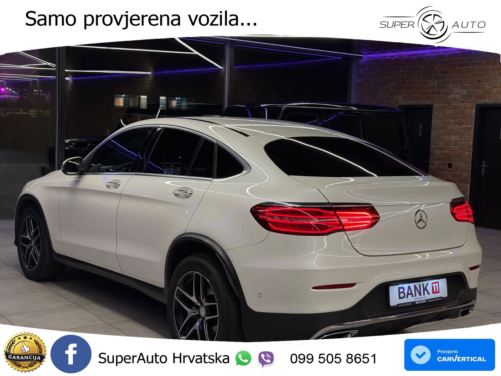 Mercedes GLC Coupe 220d (170 KS) 4MATIC G-TRONIC AMG LED+GR SJED+ACC