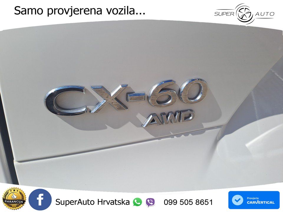 Mazda CX-60 2.5 e-Skyactiv (328 KS) AWD Automatic MATRIX+GR SJED+KAM