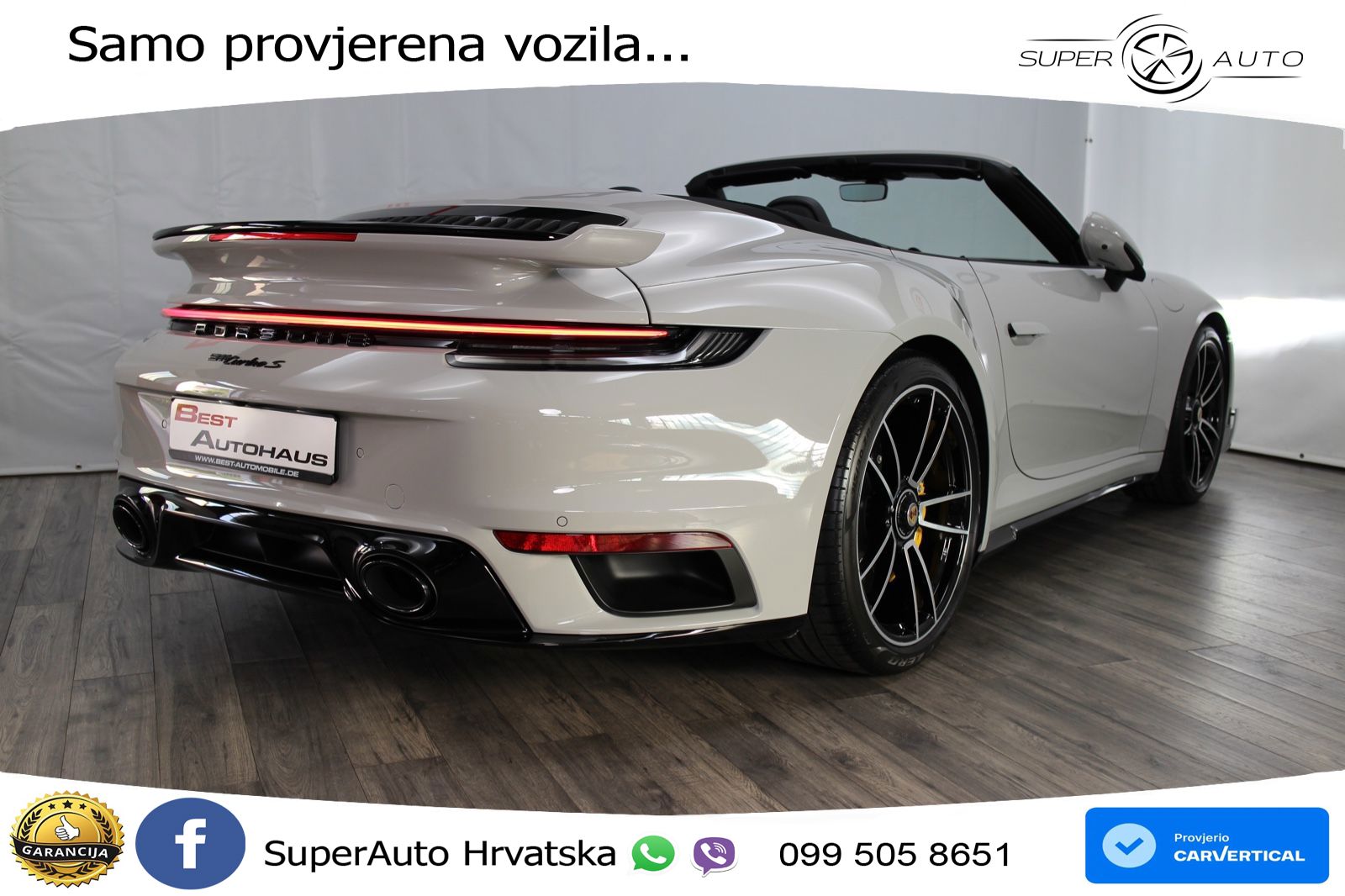 Porsche 911 Turbo S Cabriolet 3.8 (650 KS) PDK MATRIX+GR SJED+KAM