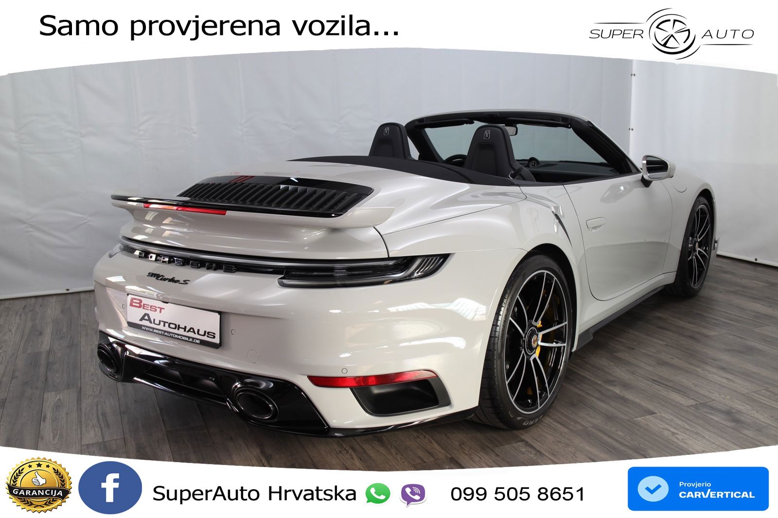 Porsche 911 Turbo S Cabriolet 3.8 (650 KS) PDK MATRIX+GR SJED+KAM