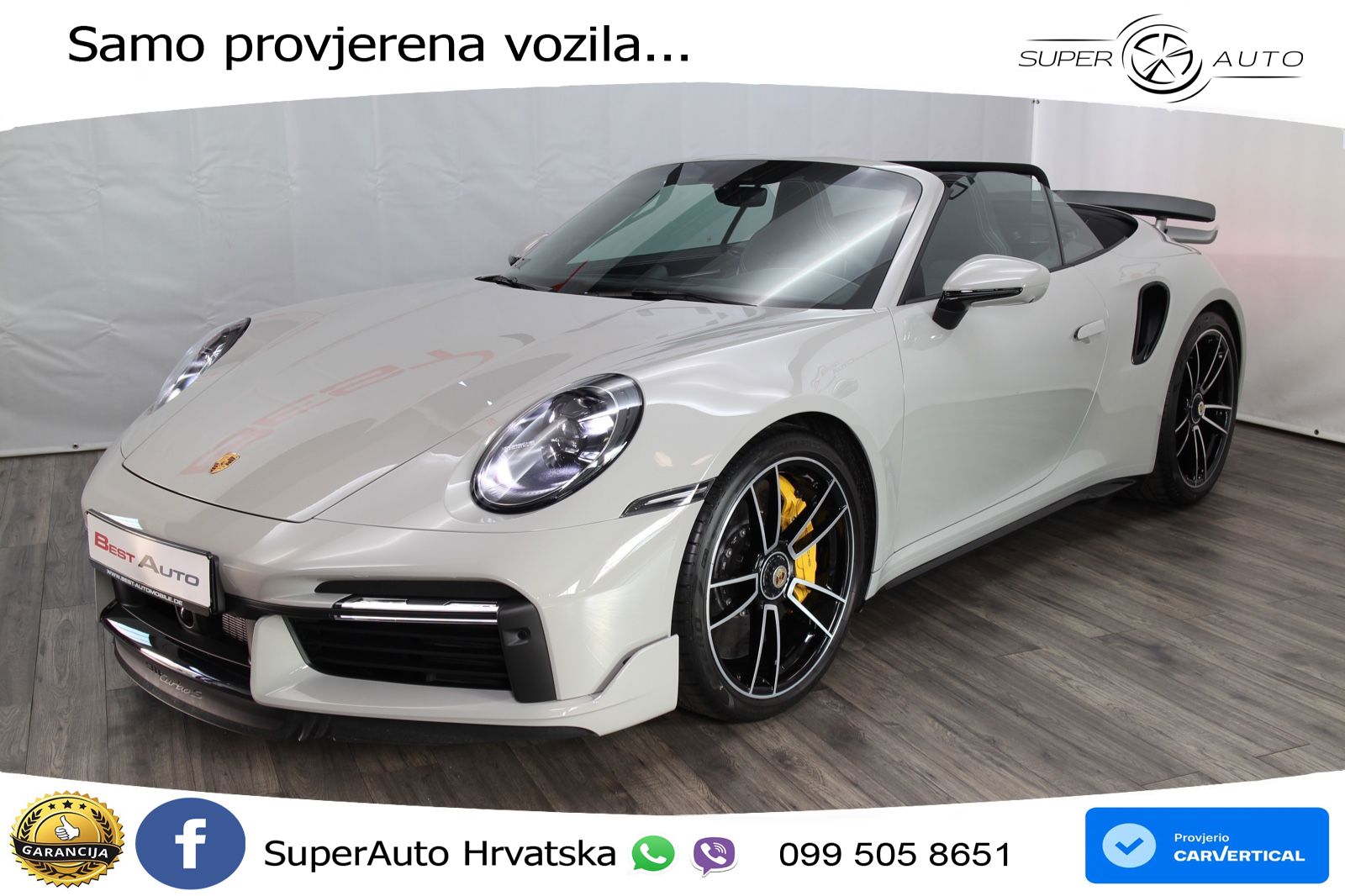 Porsche 911 Turbo S Cabriolet 3.8 (650 KS) PDK MATRIX+GR SJED+KAM
