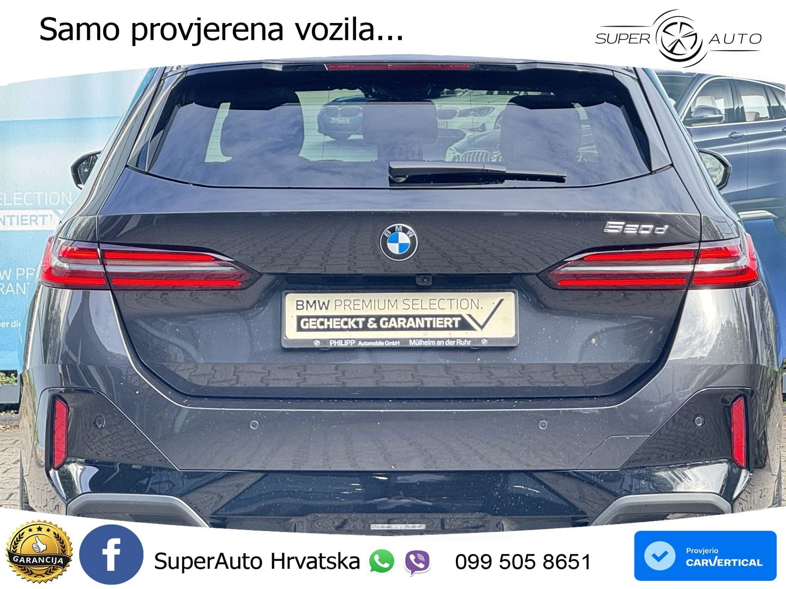 BMW 520d Touring (197 KS) Steptronic M Sport LED+GR SJED+ACC