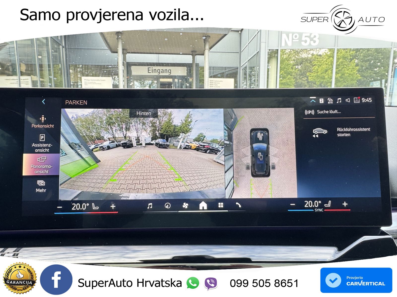 BMW 520d Touring (197 KS) Steptronic M Sport LED+GR SJED+ACC