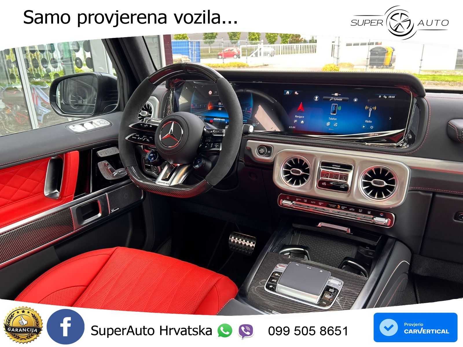 Mercedes AMG G 63 Long V8 (585 KS) 4MATIC 9G-TRONIC AMG SPEEDSHIFT TCT Superior LED+GR SJED+ACC