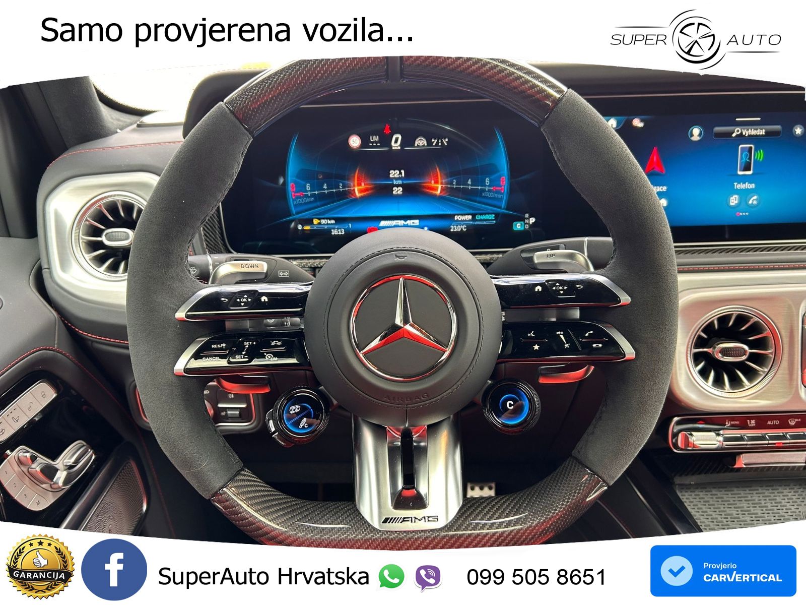 Mercedes AMG G 63 Long V8 (585 KS) 4MATIC 9G-TRONIC AMG SPEEDSHIFT TCT Superior LED+GR SJED+ACC