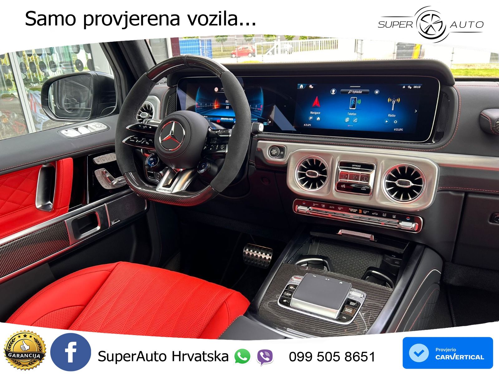 Mercedes AMG G 63 Long V8 (585 KS) 4MATIC 9G-TRONIC AMG SPEEDSHIFT TCT Superior LED+GR SJED+ACC