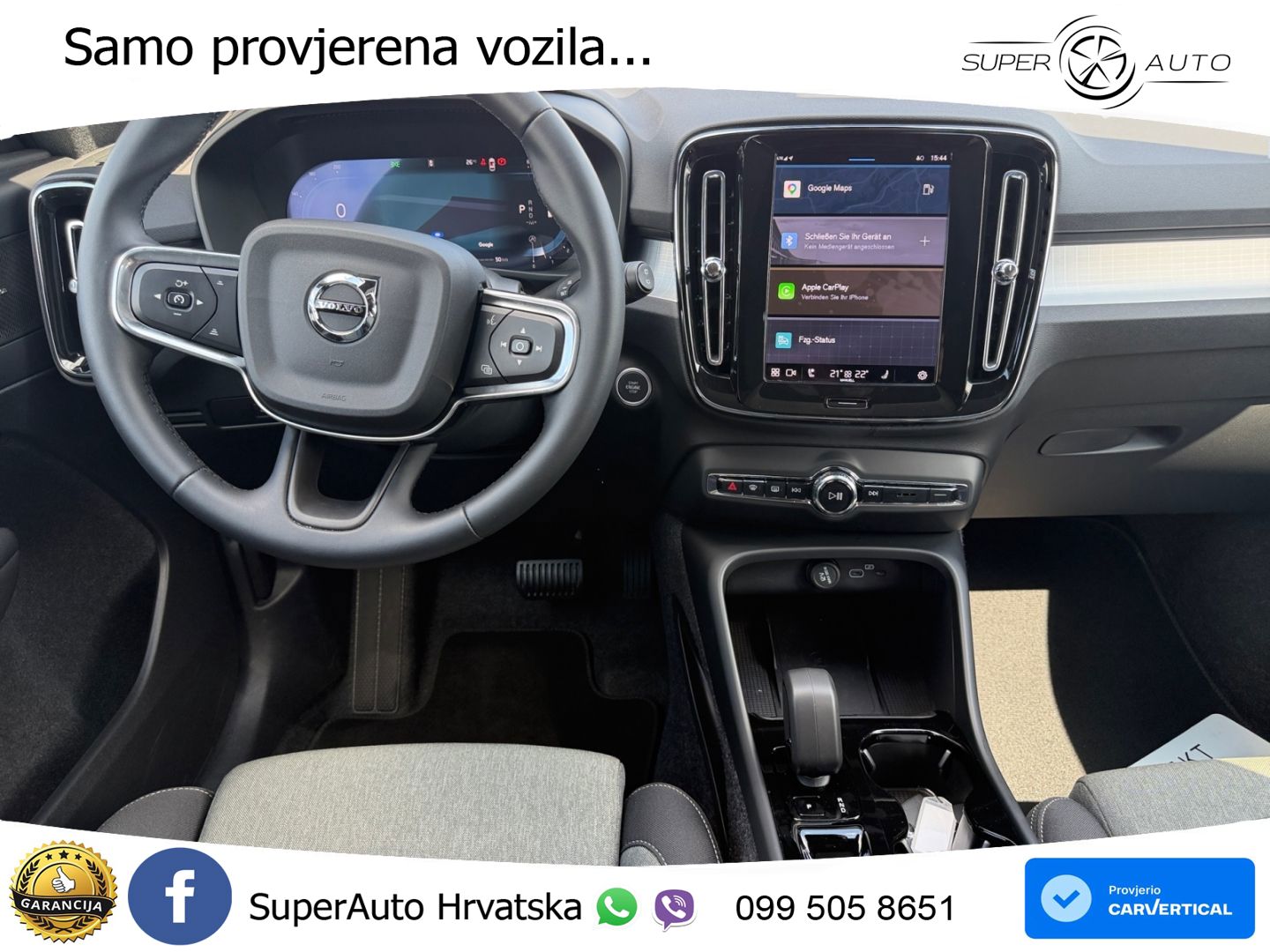 Volvo XC40 2.0 B3 163 KS Automatic ACC+GR SJED+360+PANO