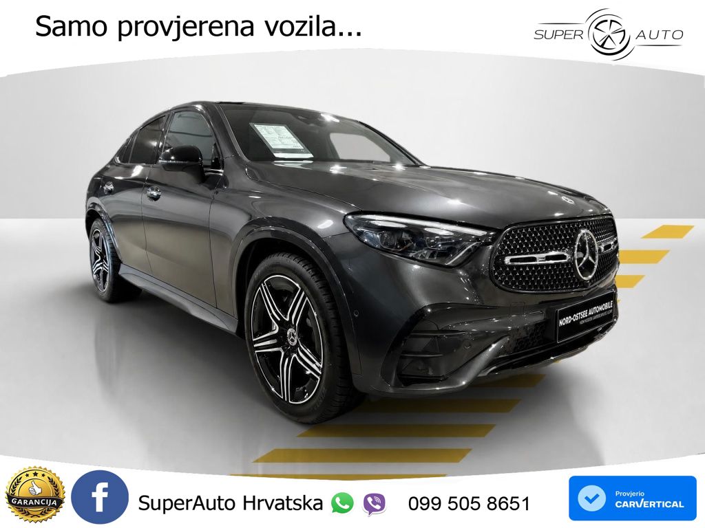 Mercedes GLC Coupe 220d (197 KS) 4MATIC 9G-TRONIC AMG ACC+GR SJED+360+PANO