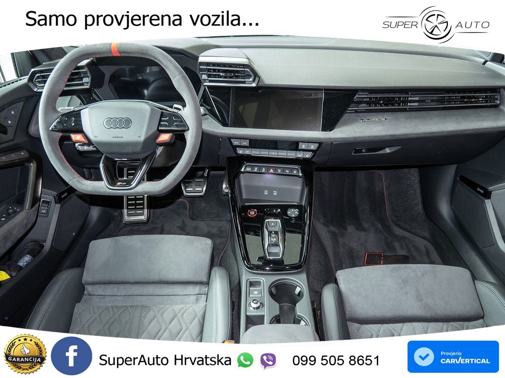 Audi RS3 Sedan 2.5 TFSI (400 KS) quattro S tronic MATRIX+GR SJED+KAM
