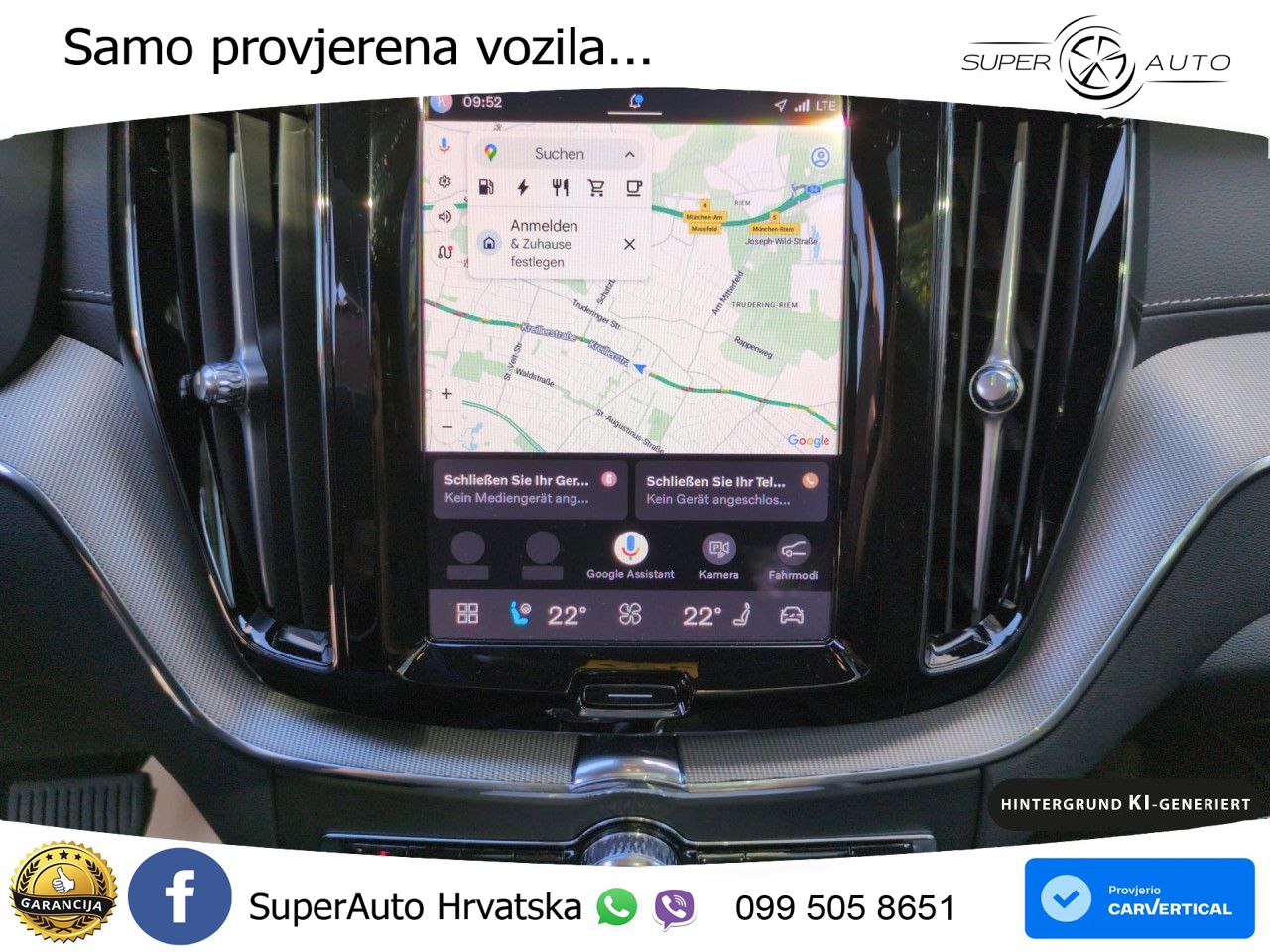 Volvo XC60 T8 AWD Geartronic ZRAČNI+ACC+GR SJED+KAM+PANO